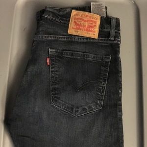 Levi’s 505 32/34 Dark wash stretch jeans